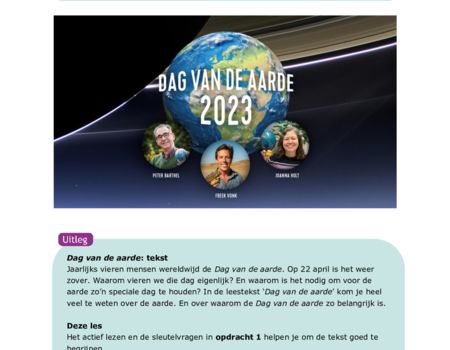 NBExtra_Dag Van De Aarde 2023_opdrB_DEF - Nieuwsbegrip